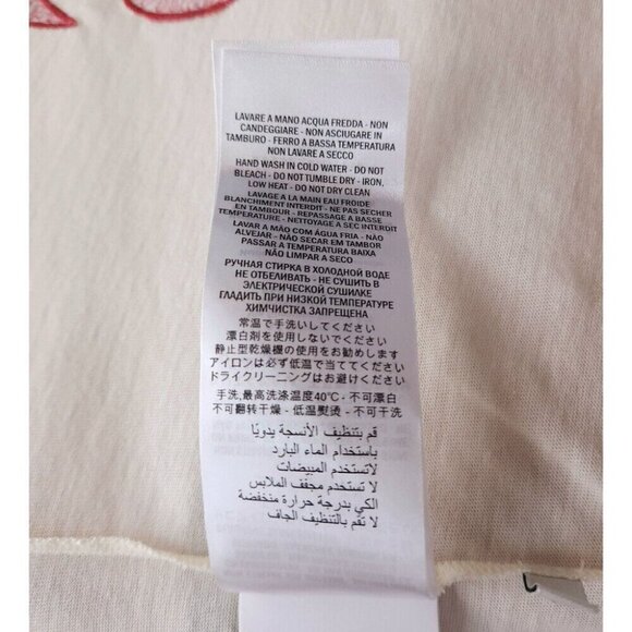 Gucci "He Wears Pink Shoes" Short Sleeve T-Shirt XS Mens Beige Sequin Tee NWT - Picture 13 of 16